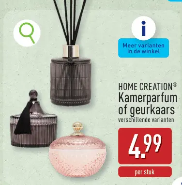 Promotie: Kamerparfum of geurkaars