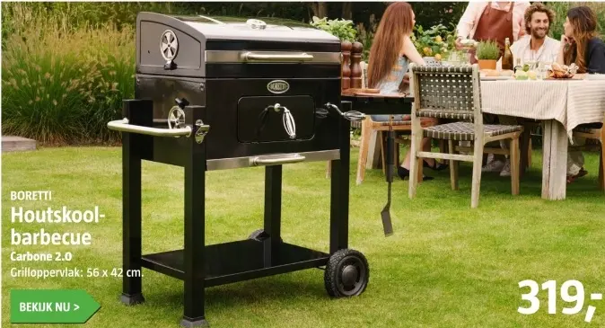 Aanbieding: Houtskool-barbecue Carbone 2.0
