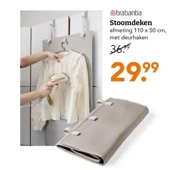 Aanbieding: Stoomdeken