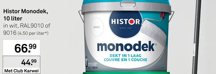 Aanbieding: Monodek 10 liter