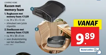 Aanbieding: Kussen met memory foam