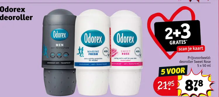 Aanbieding: Odorex deoroller