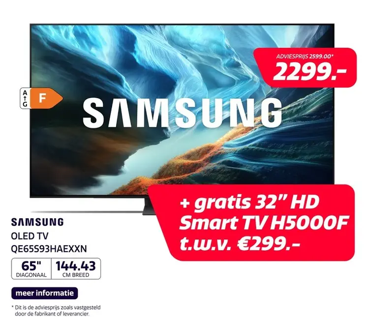 Aanbieding: Samsung 65” OLED 4K S93H (2026)
