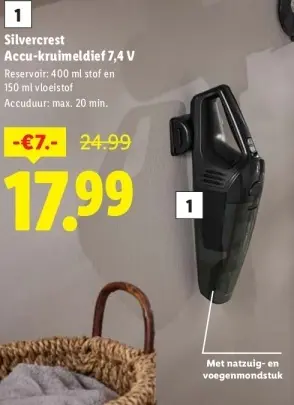 Aanbieding: Accu-kruimeldief 7,4 V