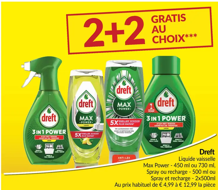 Offre: Liquide vaisselle