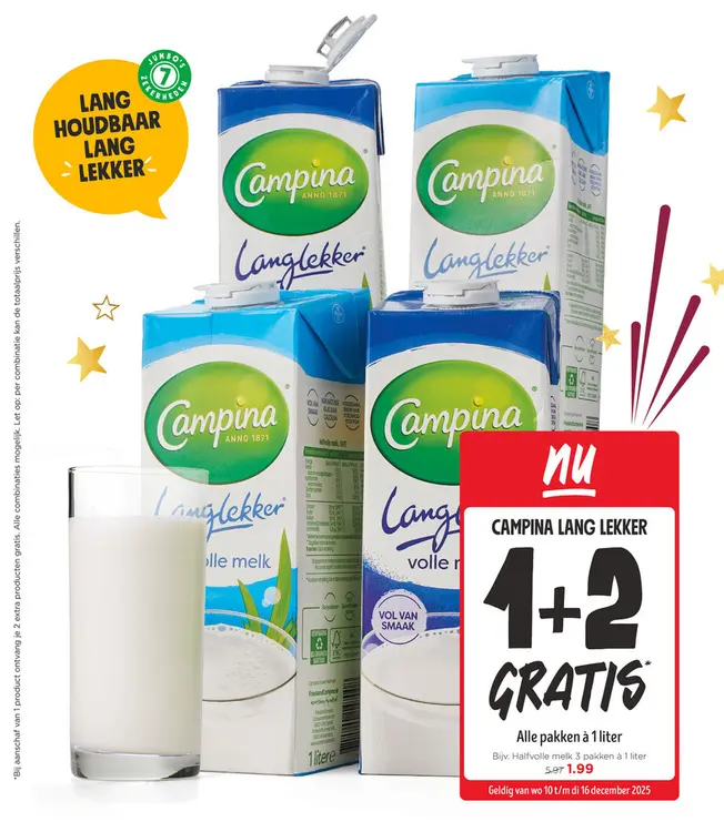 Aanbieding: Campina Lang Lekker