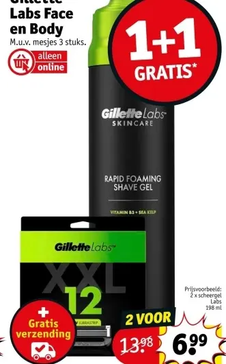 Promotie: Gillette Labs Face en Body