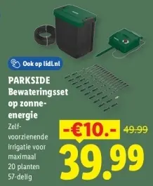 Aanbieding: Bewateringsset op zonne-energie