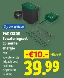 Aanbieding: Bewateringsset op zonne-energie