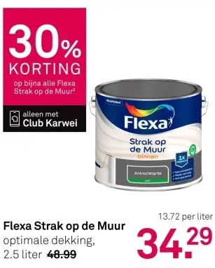 Aanbieding: Strak op de Muur