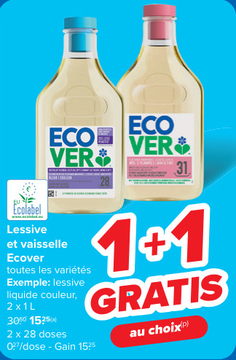 Offre: Lessive et vaisselle