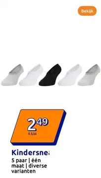 Aanbieding: Kindersneakersokken