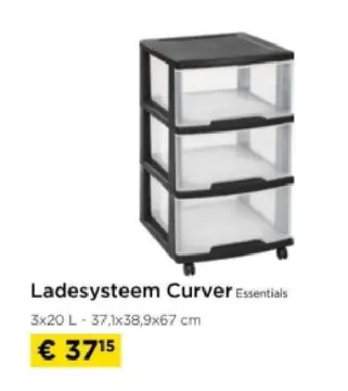 Aanbieding: Ladesysteem Curver