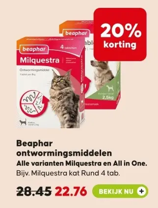 Aanbieding: ontwormingsmiddelen
