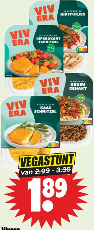 Aanbieding: Kaasschnitzels, krokante kipschnitzels, kruimgehakt of kipstukjes