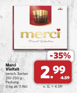 Aanbieding: Merci Vielfalt