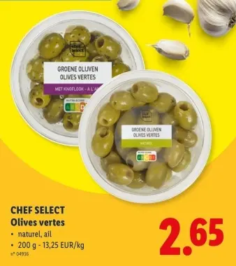 Offre: Olives vertes