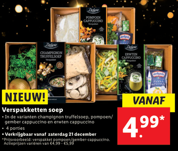 Aanbieding: Verspakketten soep