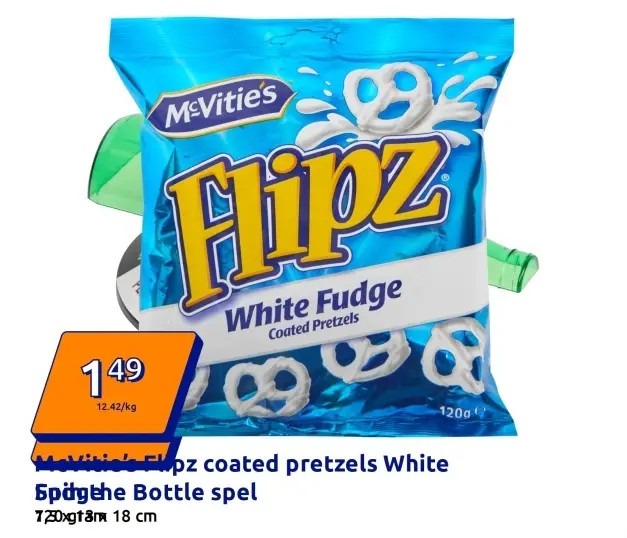 Promotie: Flipz coated pretzels White