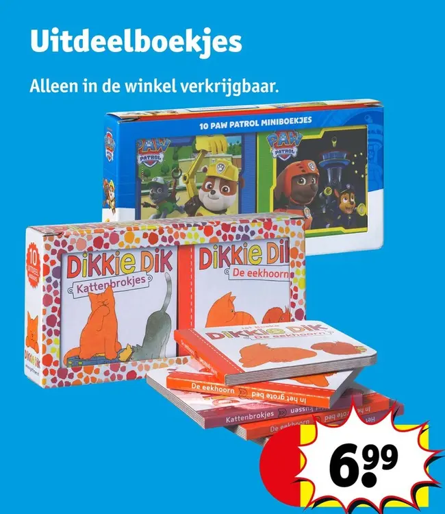 Aanbieding: Uitdeelboekjes