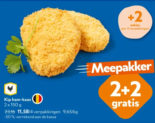 Promotie: Kip ham-kaas