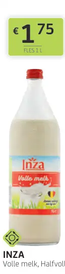 Promotie: INZA Volle melk