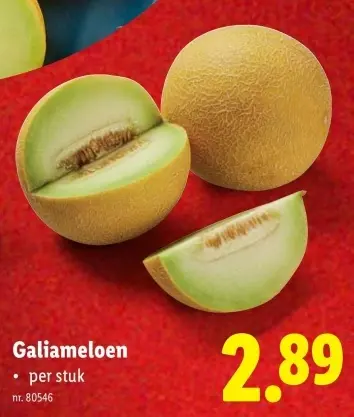 Promotie: Galiameloen