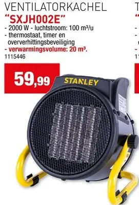 Promotie: Ventilatorkachel "SXJH002E"