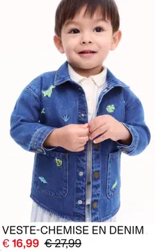 Offre: Veste-chemise en denim