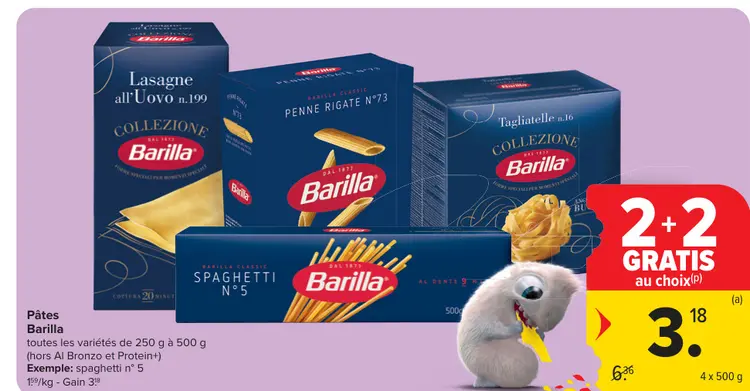 Offre: Pâtes