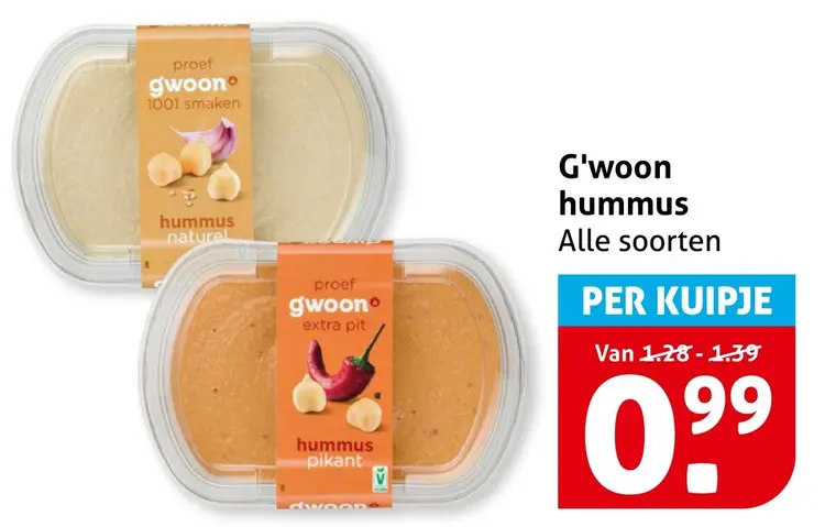 Aanbieding: G'woon hummus