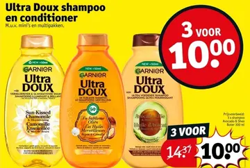 Aanbieding: Ultra Doux shampoo en conditioner