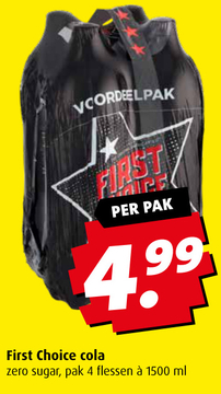 Aanbieding: First Choice cola