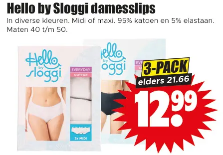 Aanbieding: Hello dameslips