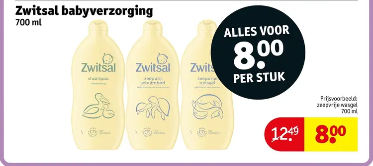 Aanbieding: Zwitsal babyverzorging
