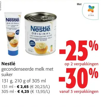 Aanbieding: Nestlé gecondenseerde melk met suiker