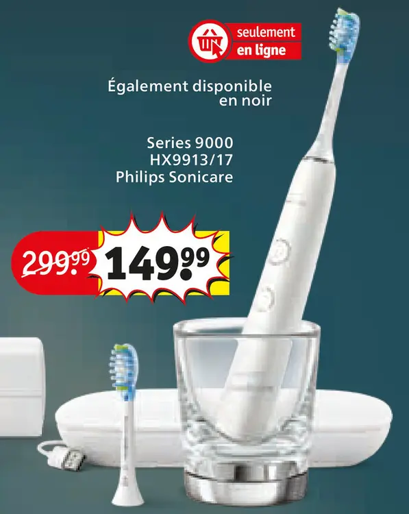 Offre: Sonicare Series 9000 HX9913/17