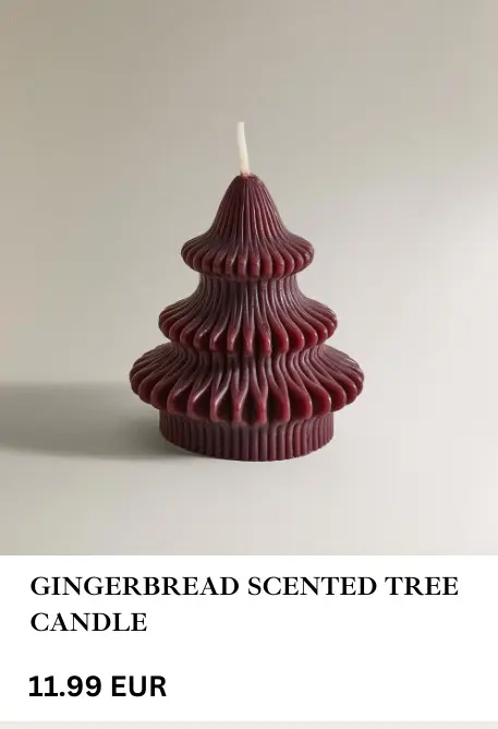 Aanbieding: Gingerbread scented tree candle