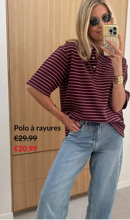 Offre: jbc Polo à rayures