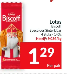 Aanbieding: Biscoff Speculoos Sinterklaas