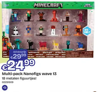 Aanbieding: Minecraft multi-pack Nanofigs wave 13