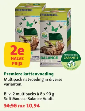 Aanbieding: Premiere kattenvoeding Multipack natvoeding