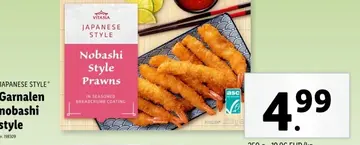 Aanbieding: Garnalen nobashi style