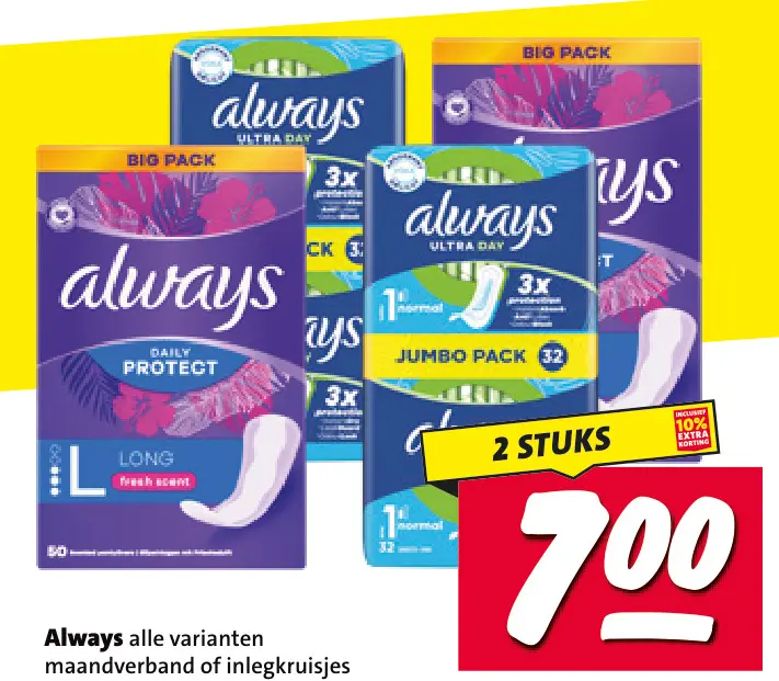 Aanbieding: Always