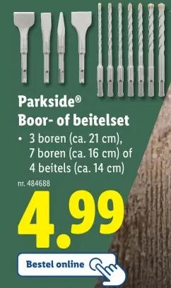Aanbieding: Boor- of beitelset