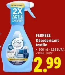 Offre: Désodorisant textile