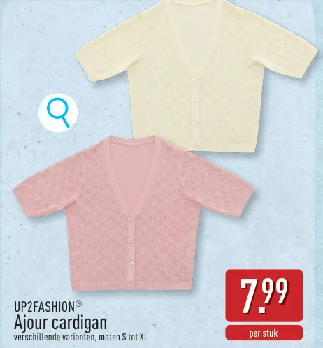 Promotie: Ajour cardigan