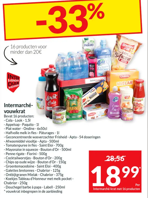Promotie: Intermarché-vouwkrat