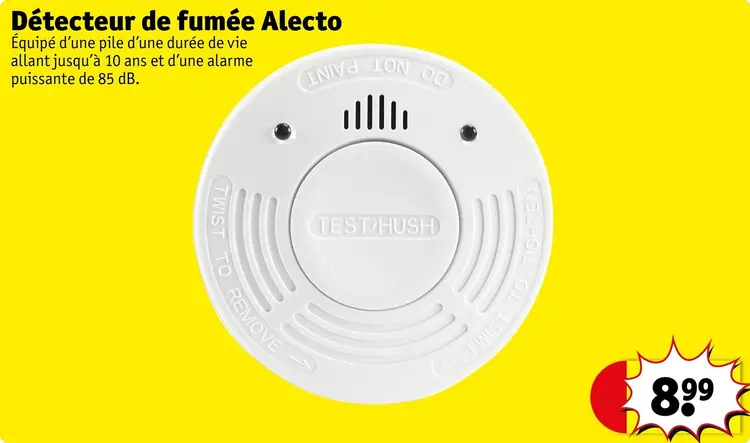 Offre: Détecteur de fumée