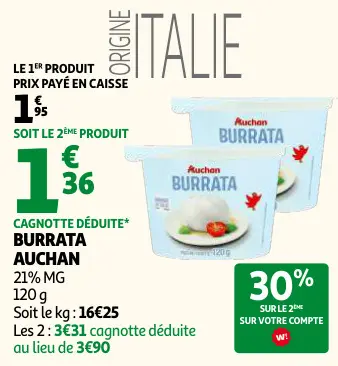 Promotie: Burrata